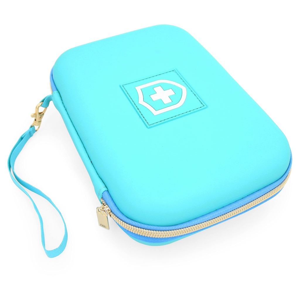 CASEMATIX 8 "Turquoise Asthma Inhaler Case for Travel Fits Spacer, Maske ve Aksesuarları, Sadece Vakayı içerir