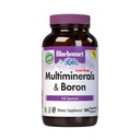 Bluebonnet Multi Minerals Supplement Plus Boron Chelated Magnezyum Pids Copper Selenium Manganese Chromium & çinko Kompleksi Kadınlar ve Erkekler için - Hayır Demir, Non-GMO, Gluten-Free - 180 Sebze Capsules
