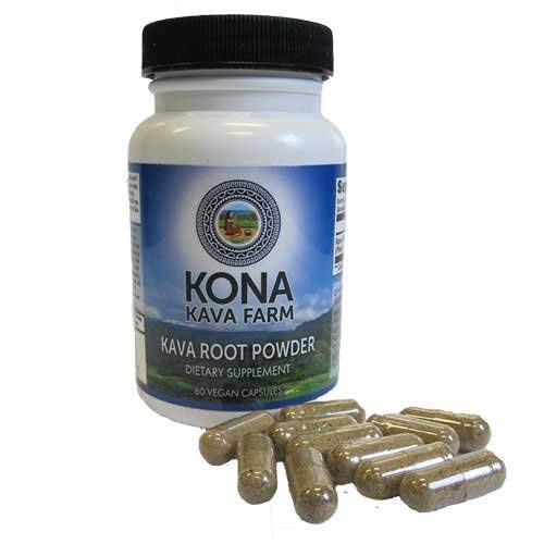 10% Kavalactone Kava Root Extract Powder Capsules (60 Capsules)