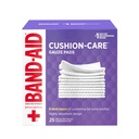 BAND-AID Brand Cushion-Care Gauze Pads, Medium Size, 3 in x 3 in, 25 Count | Absorbent Dressing Pads Non-Adhesive Comfortable Protection & Wound Care of Minor Cuts, Scrapes & Burns, For First Aid Kits