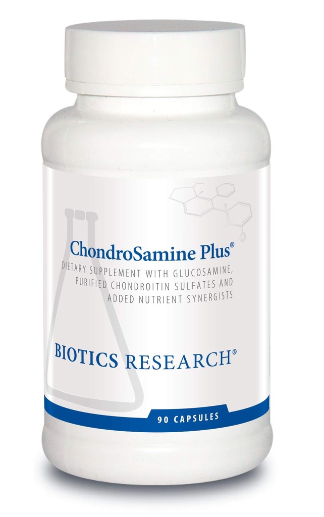 Biotics Araştırma ChondroSamin Plus Glucosamine Plus Chondroitin, MSM, Vitaminler ve Mineraller, Ortak & Bağlayıcı Tound Support, Health and Ease of Movement. 90 Capsules