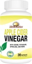 Rise-N-Shine Apple Cider Vinegar Capsules - Immune Support Vitamins - Kadınlar ve Erkekler için Gut Desteği 30-Day Supply (30 Capsules)