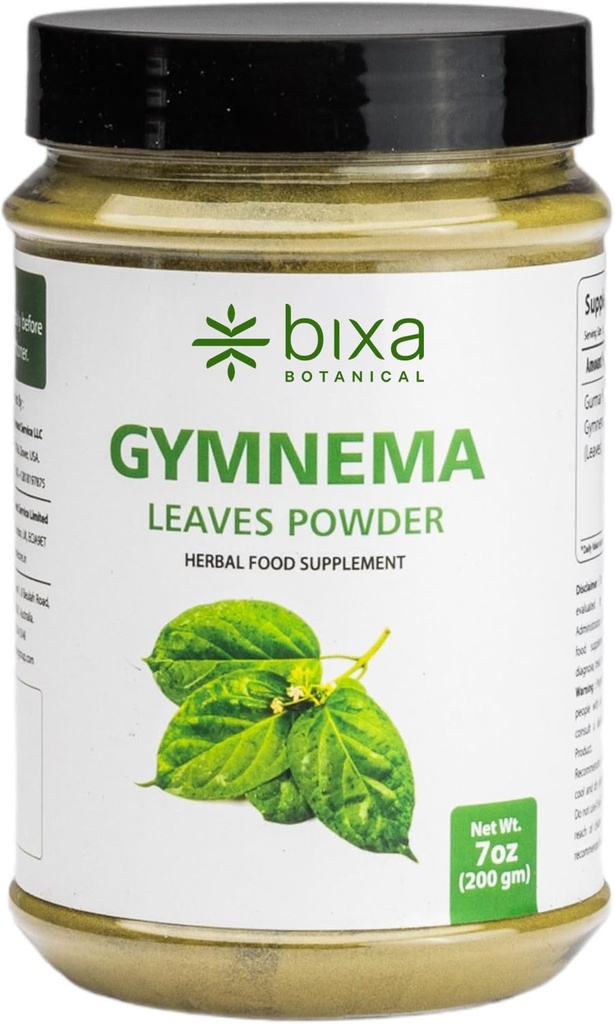 Bixa BOTANICAL Gymnema Leaf Toz (Gudmar, Shardunika) 7 Oz / 200 GRM | Digestive Stimulant | Natural Herbal Supplement
