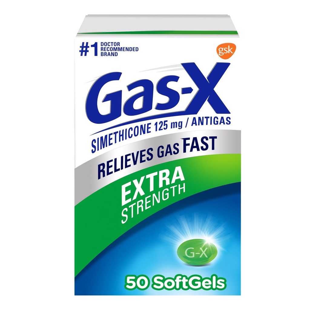 Gaz-X Ekstra Kuvvetli Gaz Yardımı Simethicone 125 mg - 50 Kont