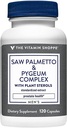 Shoppe Saw Palmetto & Pygeum Kompleksi (120 Capsules)