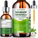 Soursop Bitters Sıvı Oil: Graviola Soursop Ekstraksiyon- Hücre Desteği ve Rejenerasyon- Soursop Tincture Edible 2 fl oz, 60 ml
