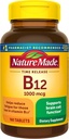 Nature Made Vitamin B-12 1000 mcg Timed Release Tabletleri 160 ea (Pack of 3)
