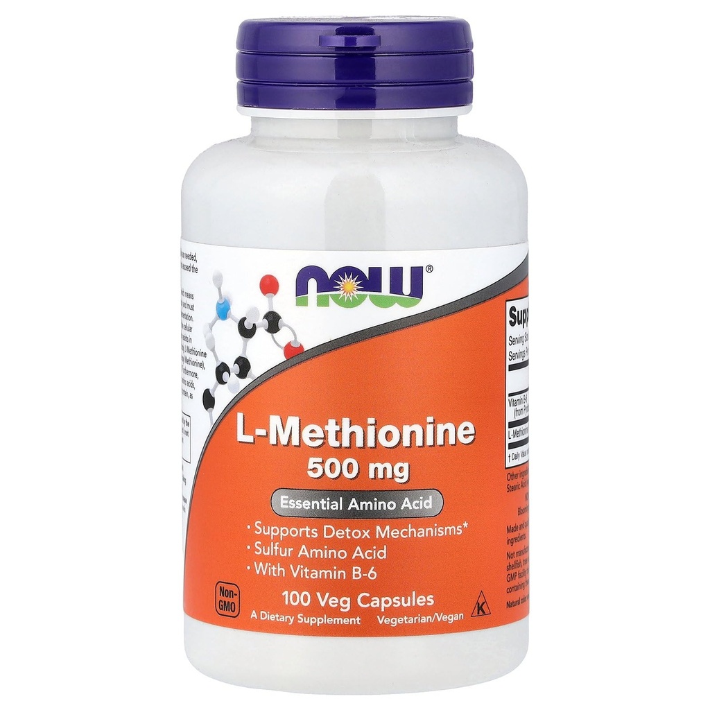 Şimdi Gıdalar L-Methionine 500 mg 100 Caps