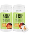 DoğalSlim Metabolik Vitaminler - Yüksek Potency Multivitaminlerin Kombinasyonu, Mineraller, B Kompleksi, Bayanm ve Erkekler ve Kadınlar için Digestive Formula Supplements - Enerji & Metabolism Desteği - 2 Pack