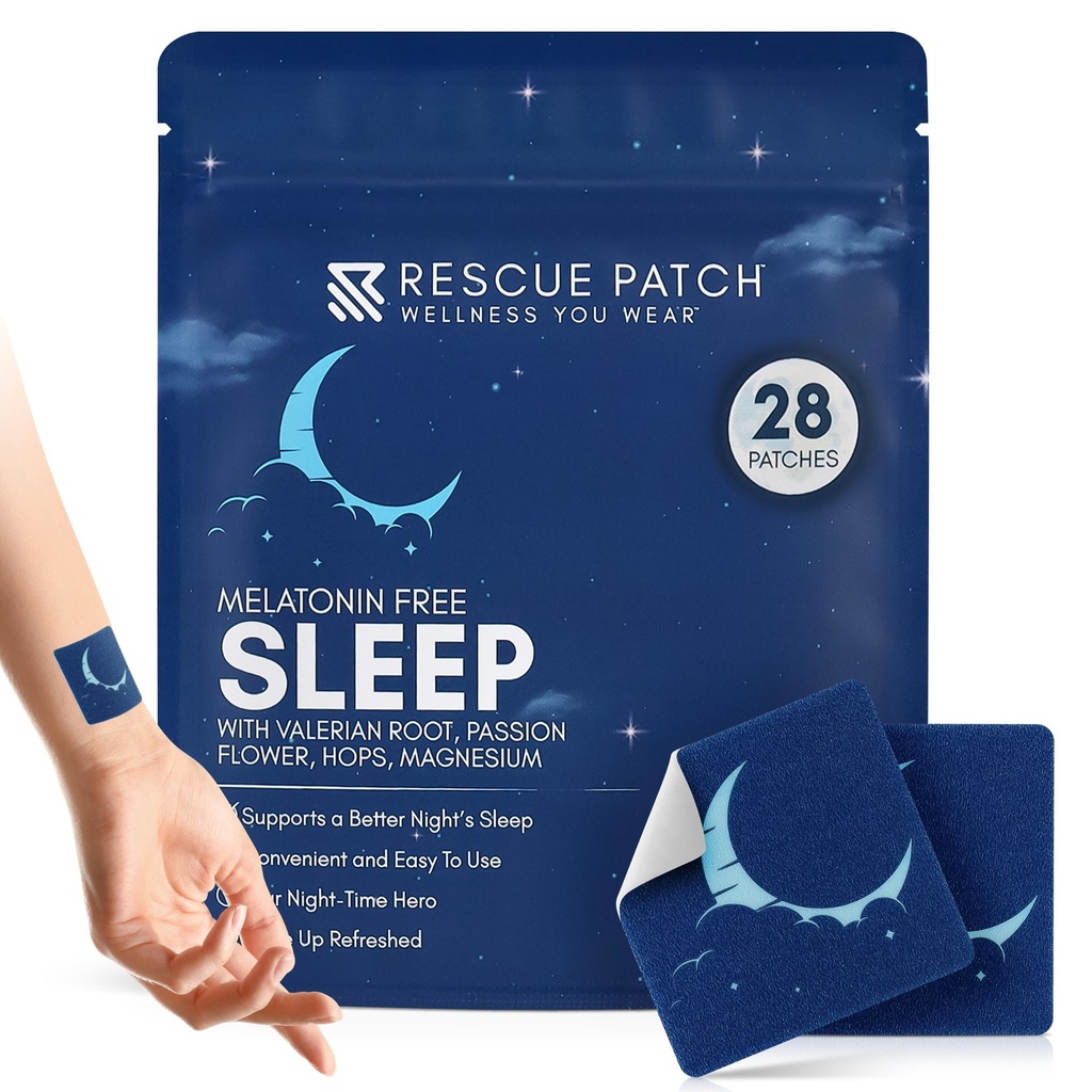 Yetişkinler için Uyku Patchs | Doğal Uyku Patches for Yetişkinler | Melatonin-Free Sleep Patch for Relaxation and Restful Night – Long-Lasting Formula