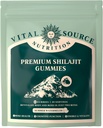 Vital Source Beslenme - Premium Shilajit Gummies - Bone, Brain, Energy & Vitality Support - Himalaya Organik Shilajit - Vegan, Gluten-Free & Halal - Summer Watermelon - 60 Gummies - 30 Hizmet