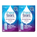 TheraTears Kuru Göz Terapisi Kuru Gözler için Duş, Preservatif Ücretsiz göz damlaları, 30 Single-Use Vials (2 Pack)