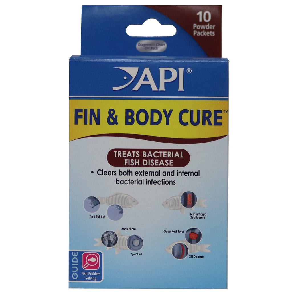 API ve BODY CURE Freshwater Fish Toz İlaçları 10.