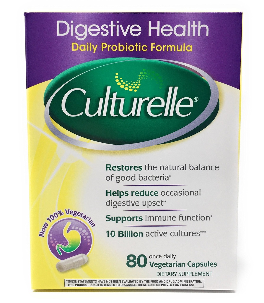 Culturelle Digestive Health Probiyotik - 2 Kutu, 80 Capsules