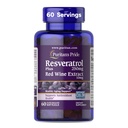 Puritan's Pride Premium Resveratrol Youth GuardTM 250 mg, Immune System, Antioksi, Sugar Metabolism, Blood Flow, and Vascular Function Support, 60 Hızlı Yayın Softgels