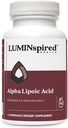 LUMINSPIRED SAĞLIĞI Alpha Lipoic Acid 600 mg CR with Biotin 50006 for Better Abors, 60 Vegan Tabletler, Destek Antioksit Fonksiyonlar, Glucose Metabolism ve Sağlıklı Nerve Supplement, Gluten Free Nerve Supplement, Gluten Free Nerve Supplement, Gluten Free Nerve Supplement, Gluve Supplement, Gluten Free Nerve Supplement, Gluve Supplement, Gluten Free Nerve Supplement