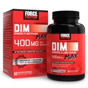 FORCE FACTOR DIM Max, DIM Supplement 400 mg, Kadınlar ve Erkekler için Estrogen Dengesi, Hormonal Acne, Metabolism, Menopause, Ps, Diindolylmethane, Üstün Aborpsiyon, 60 Capsules