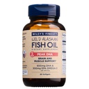 Wiley's Finest Wild Alaskan Fish Oil Peak DHA - 900 mg EPA ve DHA Omega-3s - 60 Softgels (30 hizmet)