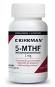 Kirkman 5-MTHF - Hipoallergenik - 120 Vejetaryen Capsules - folic Asit Essential for Good Health Health Health