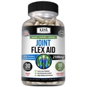 Kaya Naturals Mobility Flex Aid - Erkekler ve Kadınlar için Hareketli Destek Supplement - Glucosamine Sulfate ile Turmeric Capsules - Diz Destek ve Hareketli Sağlık için - 30