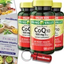 Seçenek Sche Spring Valley Hızlı-Release CoQ10 Coenzyme Q10 100 mg Softgels 120 CT 3 pk (360 Total) + Vitamin Rehber & Pill Konteyner (5)!