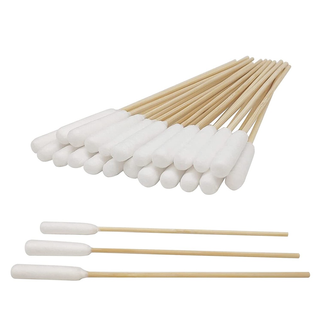6 Perfect Long Cotton Swabs of Medium and Large Pets Ears Temizlik veya Makyaj 100par