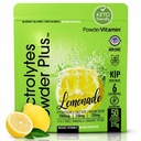 Elektrolytes Toz Plus (50 Hizmetler), 0 Calorie Keto, 0 Sugar, No Maltodextrin,1000 mg Pyum,120 mgelli,120 mg Magnezyum, Hydration Toz (50 Hizmet, Lemonade)
