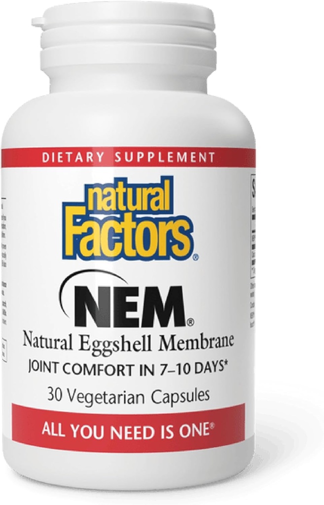 Doğal Faktörler, NEM Doğal Yumurta kabuğu, Ortak Konfor ve Flexability, 30 Capsules