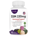 Kadınlar DIM Kompleksi 150 mg - Biyoperine Estrogen Balancing Pills for Menopause & Hot Flashes Relief Support Hormonal Acne Powerful Supplement - 60 Capsules - ABD'de yapılan