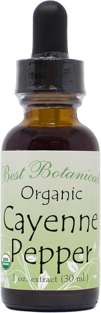 En İyi Botanikler Organik Cayenne Pepper 1 oz. 16,000 MHU