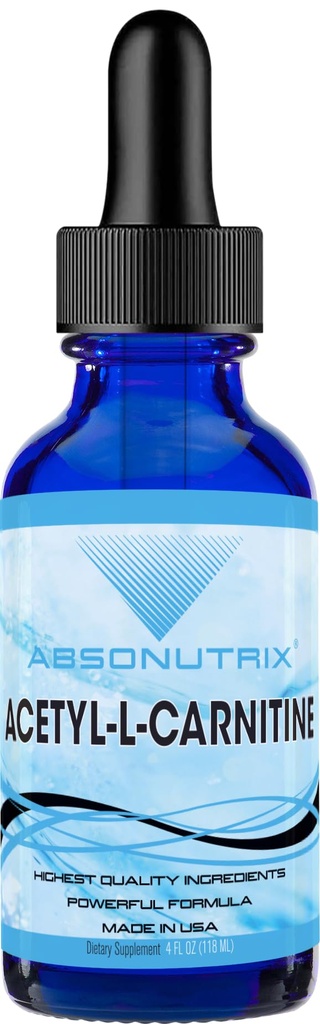 Absonutrix Acetyl L-Carnitine, hizmet başına 593 mg, 200 Potent Servisler, Hızlı Aborps, Gluten-Free, Third-Party Tested, GMP-Cerated, Non-GMO, Made in USA