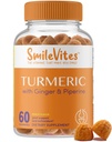 Curcumin, Ginger & Piperine | Ortak Destek Gummies | Antioksi & Digestive Health Support | Premium Quality | Peach Flavor | 60 Count Count Count