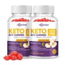 Hızlı Kilo kaybı ve Belly Fat Burn için DW Acv Gummies - Pro Active Super Apple Cider Vinegar Gummies - Hızlı Fat Burner Diyet Supplement for Women Men - Sugar Free & Gluten Free (1000MG)