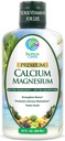 Premium Liquid Calcium Magnesium Citrate - Natural formula w/ support for strong bones - Liquid Vitamin Supplement w/ Calcium, Magnesium, Boron & Vitamin D3 – Up to 98% Absorption Rate- 32oz, 64 Serv