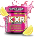 KXR Pre-Workout Energy Toz | Intense Energy Pre-Workout Drink for Men and Women / Kretine Free | Performansı Geliştir - Geliştirilmiş Focus & Genişleme | 30 Hizmet (Pink Lemonade)