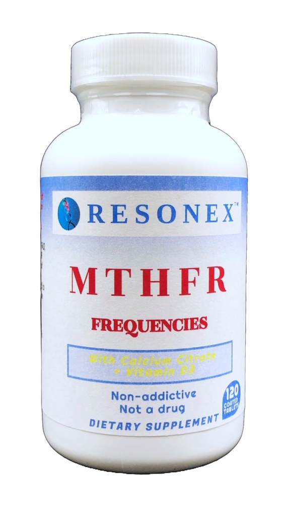 MTHFR Frequencies- 120 Tablet - MTHFR, MTR ve MTRR'nin Metilasyonu, 5-MTHF ve B12 Prodüksiyonunu Desteklemek için Doğal Frequencies ile
