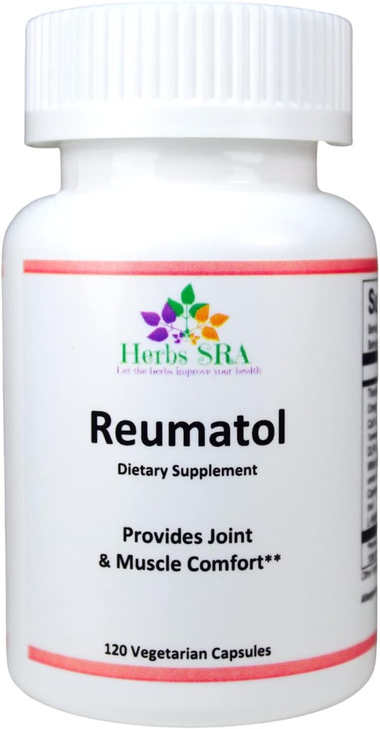 Gelişen Ortak Sağlık, Hareketlilik ve Comfort- İleri Ortak Destek Formula -120 Sebze Kapsülleri için Herbs SRA- Natural Supplement.