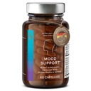 CLAV Mood Support Supplement - Ashwagandha + Saffron Extract + 5-HTP Griffonia + Sibirya 640 + Rhodiola rosea - 60 Capsules