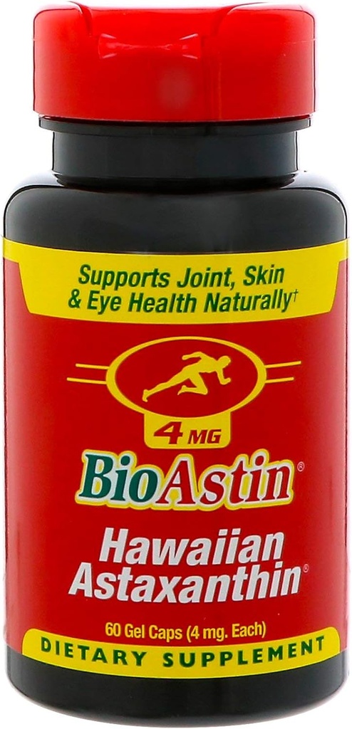 BioAstin Hawaiian Astaxanthin Antioksi 4 MG (60 Gel Capsules)