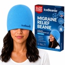 BuzBeanie Migraine Relief Cap, As Seen on Shark Tank, Soft & Cracky Gel Ger Headache Relief Cap, Extended Soğutma Hangover Ice Hat, Odorless Head Bravo Pack, Headache Migraine Maske