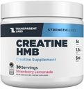 Gaptine HMB - Kas Büyümesi için HMB ile Kretine Monohidrat Tozu, Artan Güç, Geliştirilmiş Enerji Çıktısı ve Improv Athletic Performansı - 30 Hizmet, Strawberry Lemonade