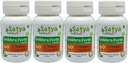 Gokhru Forte Capsule 500 mg. 60 Veg. Capsule | Gokharu (Tribulus Terrestris) Erkekler ve kadınlar için Kapsüller | Ayurvedic Herbal Supplement/R capturedes | 10:1 Forte (4 Şişeler 60 Capsules)