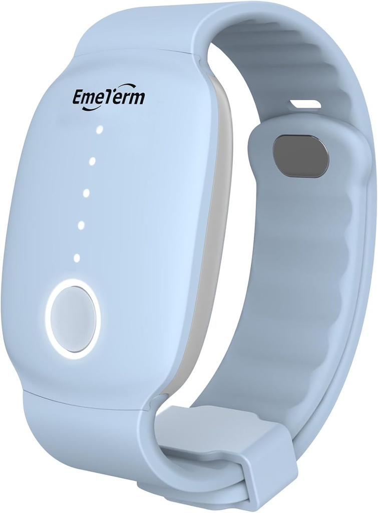 EmeTerm Fashion FDA-Cleared Relieve Nausea elektro Stimulator Morning Hastaness Seyahat Hastalığı Vomit Relief Isıtma No Gel Drug Free Bile Bands Without Side Effects