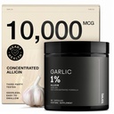 10,000 Capsules with 10.000mcg Allicin - Odorless - 50:1 Ekstra Potency - Üçüncü Taraflı Lab Test Edildi - 60 Vegetarian Capsules