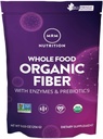 MRM Beslenme Tüm Gıda Organik Fiber | Enzymes + Prebiyotikler | Çözülmemiş + uli fiberler | Kullanım başına 6g Fiber | 32 Hizmet için 6g Fiber |