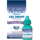 Optive Gel Drops Lubricant Eye Gel Kuru Gözler için, 0.33 Oz Sterile