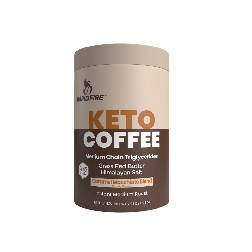 Hızlıfire Kahvesi Ek Kahve Mix, Caramel Macchiato Flavor, 7.93 Ounce (255g)