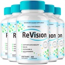 IDEAL PERFORMANCE (5 Pack) Revision Eye Supplement Pills Advanced Vision 2.0 Eye Care Kompleks Vitamin Capsules Pro (300 Capsules)