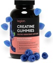 LEGION Kretine Monohidrat Gummies – Temiz Chewable Kretine Supplement for Strength, Endurance & Muscle Recovery – 30 Sour Blue Raspberry Flavor Servisleri – Yapay Flavorlar veya Sweeteners
