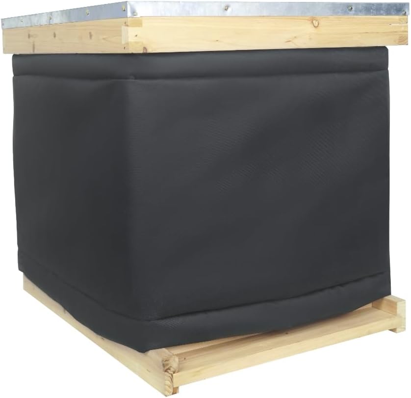 Arı Hive Bravo, Winter Hives Arı Koruma 1 Orta Hive Box ile Derin Hives, Winter Protection Cover 600D Oxford I Broken Cover, hafif, Reusable (81)x15.7)
